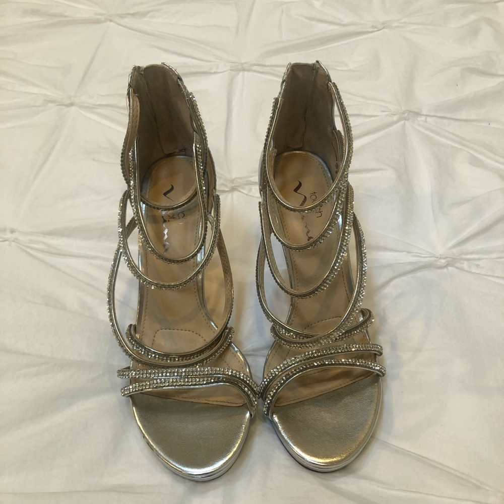 Nina strappy glitter heels